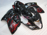 Flame - Red Black Fairings and Bodywork For 2008-2020 Hayabusa #LF4597