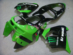 Monster - Green Black Fairings and Bodywork For 1998-1999 NINJA ZX-9R #LF4931