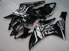 FIAT - White Black Fairings and Bodywork For 2006-2007 YZF-R6 #LF3477