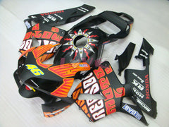 Rossi - Black Matte Fairings and Bodywork For 2003-2004 CBR600RR #LF5380