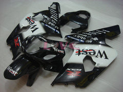 West - White Black Fairings and Bodywork For 2004-2005 GSX-R600 #LF6416