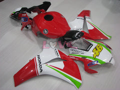 Customize - Red White Fairings and Bodywork For 2008-2011 CBR1000RR #LF4335