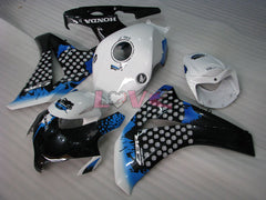 Factory Style - White Black Fairings and Bodywork For 2008-2011 CBR1000RR #LF7118
