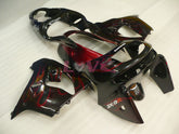 Flame - Red Black Fairings and Bodywork For 1998-1999 NINJA ZX-9R #LF3275