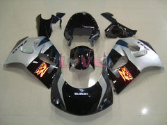 Factory Style - Black Silver Fairings and Bodywork For 1996-1999 GSX-R750 #LF4932