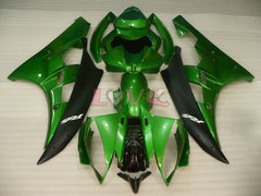 Factory Style - Green Black Fairings and Bodywork For 2006-2007 YZF-R6 #LF3472