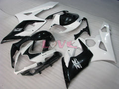 Factory Style - White Black Fairings and Bodywork For 2005-2006 GSX-R1000 #LF5823