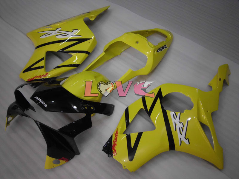Fireblade - Yellow Black Fairings and Bodywork For 2002-2003 CBR954RR #LF5201