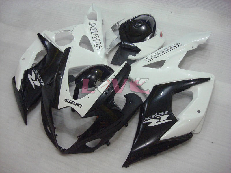 Factory Style - White Black Fairings and Bodywork For 2005-2006 GSX-R1000 #LF5860