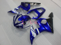 Factory Style - Blue White Black Fairings and Bodywork For 2005 YZF-R6 #LF3522