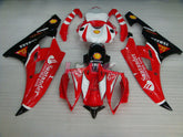Santander - Red Black Fairings and Bodywork For 2006-2007 YZF-R6 #LF6877