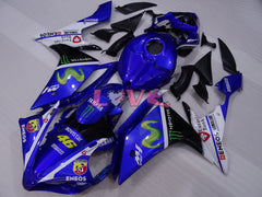 Monster - Blue White Black Fairings and Bodywork For 2007-2008 YZF-R1 #LF3666