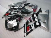 Factory Style - Black Silver Fairings and Bodywork For 2000-2002 GSX-R1000 #LF6074