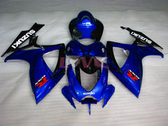Factory Style - Blue Black Fairings and Bodywork For 2006-2007 GSX-R750 #LF6512