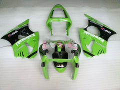 Nakano - Green Black Fairings and Bodywork For 2000-2002 NINJA ZX-6R #LF6130