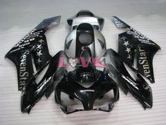 SevenStars - Black Silver Fairings and Bodywork For 2004-2005 CBR1000RR #LF7283