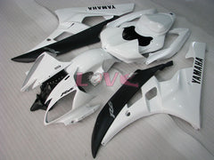 Factory Style - White Black Fairings and Bodywork For 2006-2007 YZF-R6 #LF3474