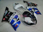 MOTOREX - White Black Fairings and Bodywork For 2003-2004 GSX-R1000 #LF6017