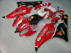 Santander - Red Black Fairings and Bodywork For 2006-2007 YZF-R6 #LF6877