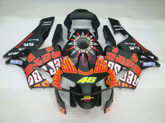 Rossi - Black Matte Fairings and Bodywork For 2003-2004 CBR600RR #LF5380