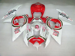 Lucky Strike MICHELIN MOTUL - Red White Fairings and Bodywork For 2008-2010 GSX-R600 #LF6213