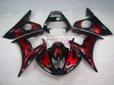 Factory Style Customize - Red Black Fairings and Bodywork For 2003-2004 YZF-R6 #LF3549