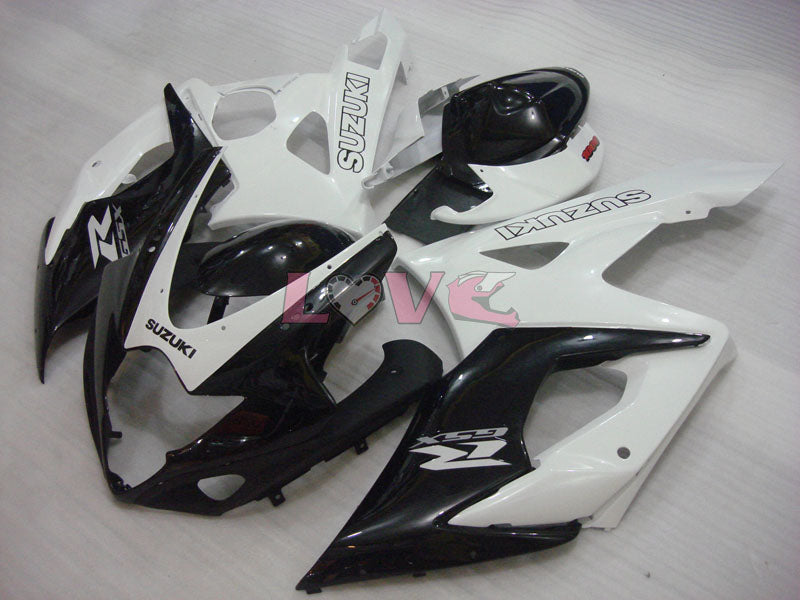 Factory Style - White Black Fairings and Bodywork For 2005-2006 GSX-R1000 #LF5849