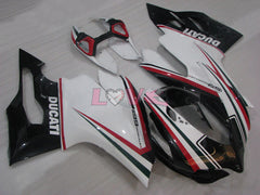 Factory Style - White Black Fairings and Bodywork For 2011-2014 1199 #LF4667