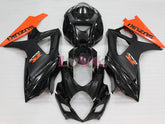 Factory Style - Orange Black Matte Fairings and Bodywork For 2007-2008 GSX-R1000 #LF3822