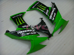 Monster - Green Black Fairings and Bodywork For 2008-2010 NINJA ZX-10R #LF3247