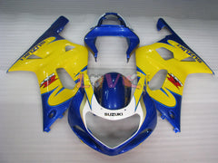 Factory Style - Yellow Blue Fairings and Bodywork For 2001-2003 GSX-R600 #LF4266