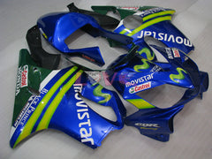 Castrol - Yellow Blue Fairings and Bodywork For 2001-2003 CBR600F4i #LF7659