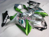 Factory Style - Green Silver Fairings and Bodywork For 2007-2008 GSX-R1000 #LF3825