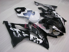 Customize - White Black Fairings and Bodywork For 2008-2016 YZF-R6 #LF3399