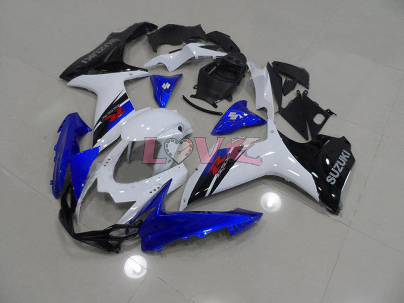 Factory Style - Blue White Fairings and Bodywork For 2011-2026 GSX-R600 #LF6175