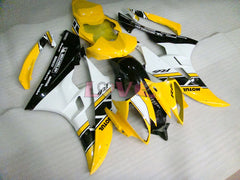 MOTUL - Yellow Black Fairings and Bodywork For 2006-2007 YZF-R6 #LF6889