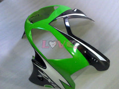 Factory Style - Green White Black Fairings and Bodywork For 2002-2005 NINJA ZX-12R #LF3241
