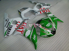 FIAT - Green White Fairings and Bodywork For 2003-2004 YZF-R6 #LF3552