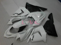 Factory Style - White Black Fairings and Bodywork For 2004-2005 NINJA ZX-10R #LF6335