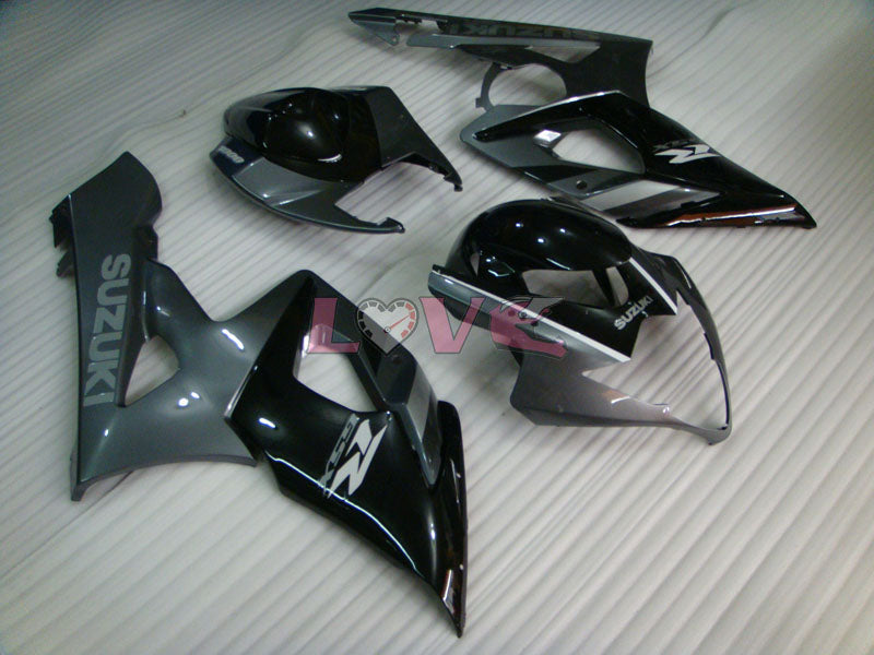 Factory Style - Black Grey Fairings and Bodywork For 2005-2006 GSX-R1000 #LF5845