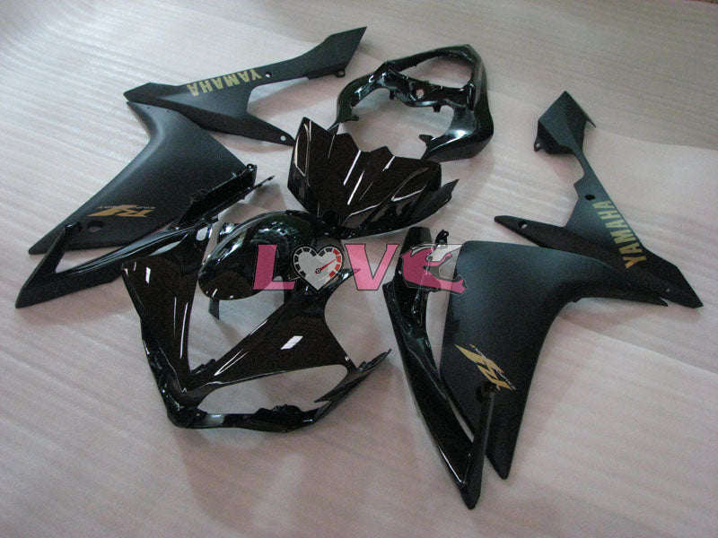 Factory Style - Black Matte Fairings and Bodywork For 2007-2008 YZF-R1 #LF3658