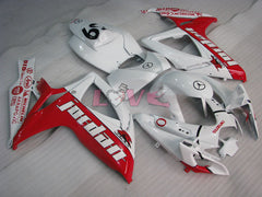 Jordan - Red White Fairings and Bodywork For 2006-2007 GSX-R600 #LF6347
