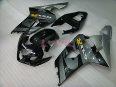 Factory Style - Black Silver Fairings and Bodywork For 2004-2005 GSX-R600 #LF6455