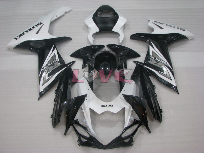 Factory Style - White Black Fairings and Bodywork For 2011-2026 GSX-R600 #LF4726