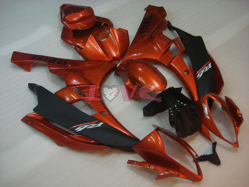 Factory Style - Orange Black Matte Fairings and Bodywork For 2006-2007 YZF-R6 #LF6885