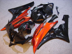 Factory Style - Orange Black Fairings and Bodywork For 2006-2007 YZF-R6 #LF6881