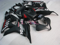 Repsol - Black Matte Fairings and Bodywork For 2007-2008 CBR600RR #LF7393