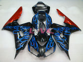 Flame - Blue Black Fairings and Bodywork For 2006-2007 CBR1000RR #LF7227