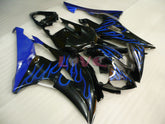 Flame - Blue Black Fairings and Bodywork For 2008-2016 YZF-R6 #LF3417