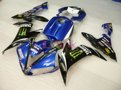 DUNLOP Monster - Blue Black Fairings and Bodywork For 2004-2006 YZF-R1 #LF6997